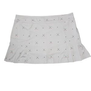 Lillie Green White Golf Skirt with Golf Clubs Size XL